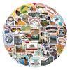 60 California Landscape Outdoor Graffiti Stickers Decorative Travel Case Laptop Mobile Scooter Waterproof Stickers