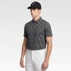 MunSingwear Men S Logo PaTTern ShorT Sleeve T ShirT Black mr221mTS61