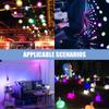 16 Colors RGB Bulb LED Multicolor Bulb E27 Base Lighting Dimmable 24 Key Remote Control Atmosphere Neon Light