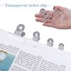 High-quality Transparent Long Tail Clip Designed For File Management And Study Supplies