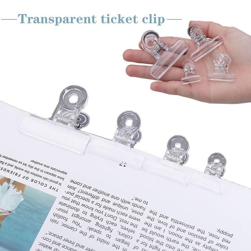 High-quality Transparent Long Tail Clip Designed For File Management And Study Supplies