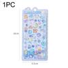 1pc 3D Relief Journal Decorative Stickers Kawaii Candy Ghost Bread Drop Scrapbooking Phone Stickers Stationery Sticker TMZ