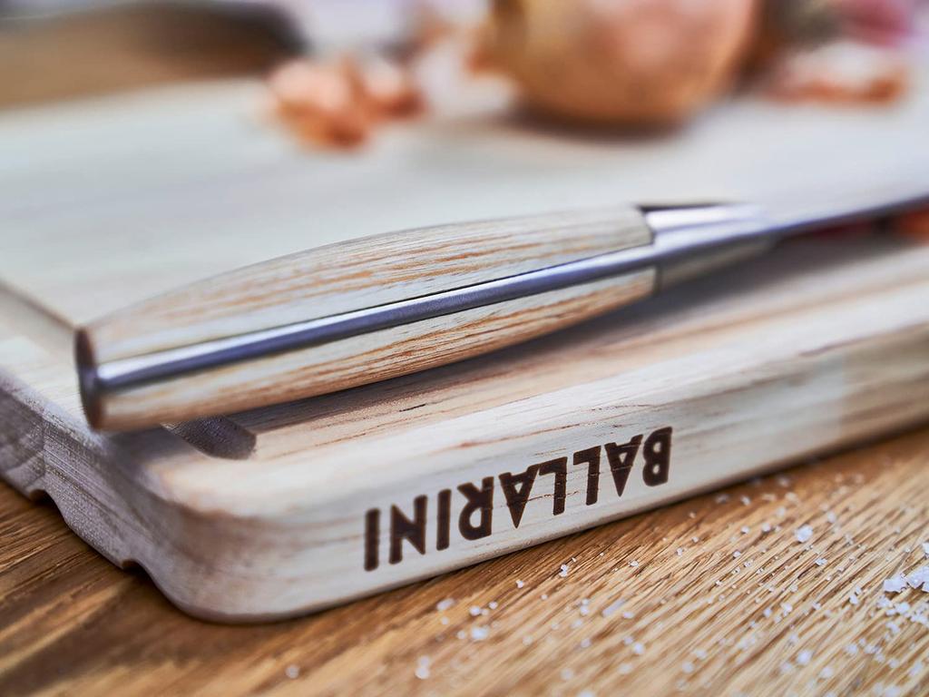 Ballarini Tevere Santoku Knife, 18cm, All Steel, Stainless Steel, Officially Sold in Japan, Tevere 18587-181
