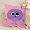 Federa Cuscino Anime The Bumble Nums Peluche Corto Setoso Stampa Double-Sided Federa per Cuscino per Divano Tutte le Stagioni Decorazione Casa Regalo