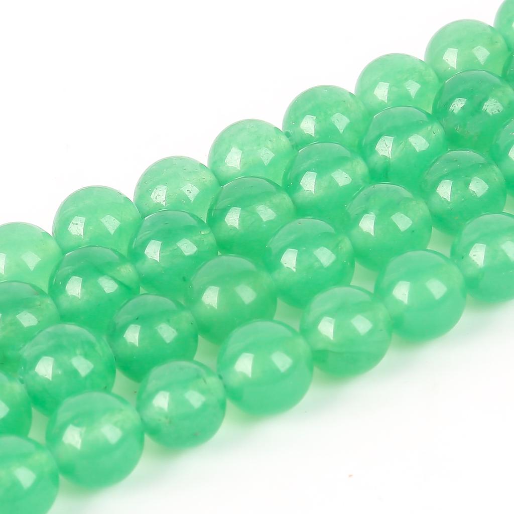 Natural Stone Pink Quartz Amethyst Turquoise Agates Round Loose Beads For Jewelry Making Bracelets DIY Accessories Natural Beads