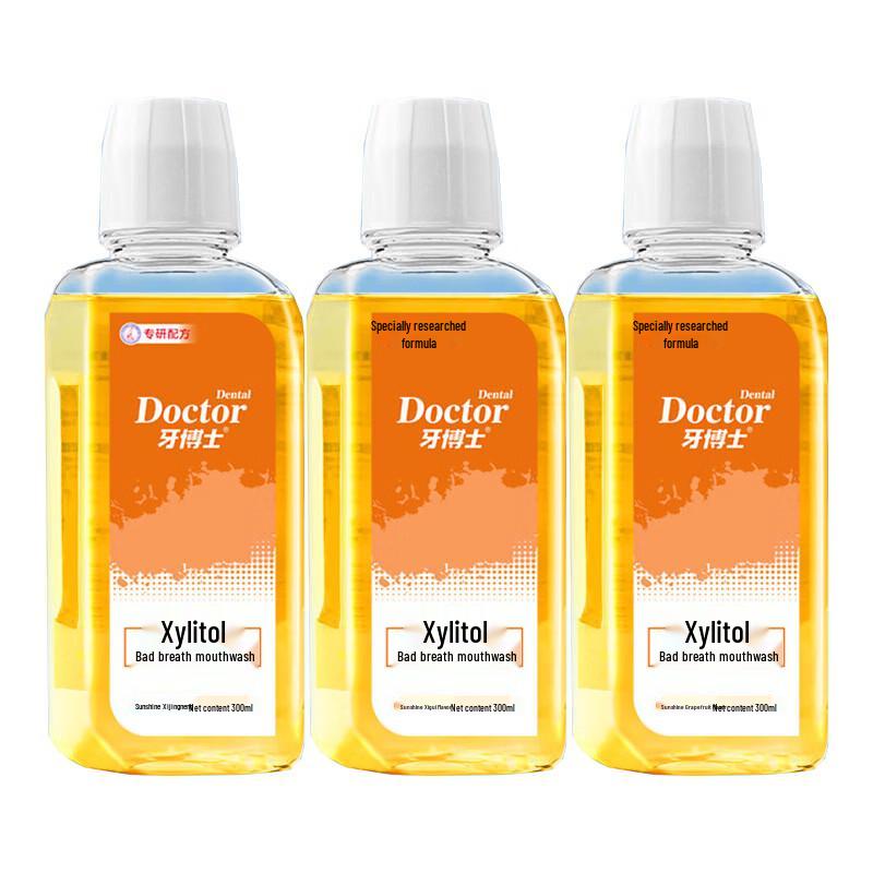 Dr. Dental Xylitol Mouthwash 3-Pack
