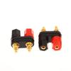 1/5Pcs Banana Plugs Couple Terminals Red Black Connector Amplifier Terminal Binding Post Banana Speaker Plug Jack