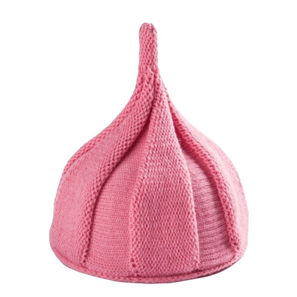 Korean Style Nipple Hat Twist Pullover Hat Simple Knitted Beanie Hat Women