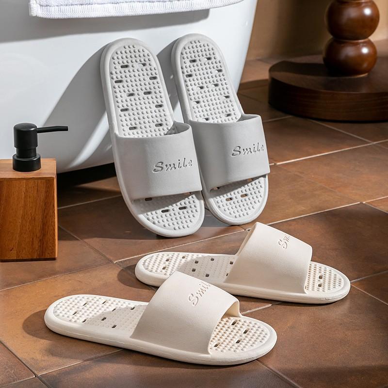Fashion 2025 women's new indoor home bathroom hotel quick-drying non-slip and leakage slippers men's and women's couple shoes