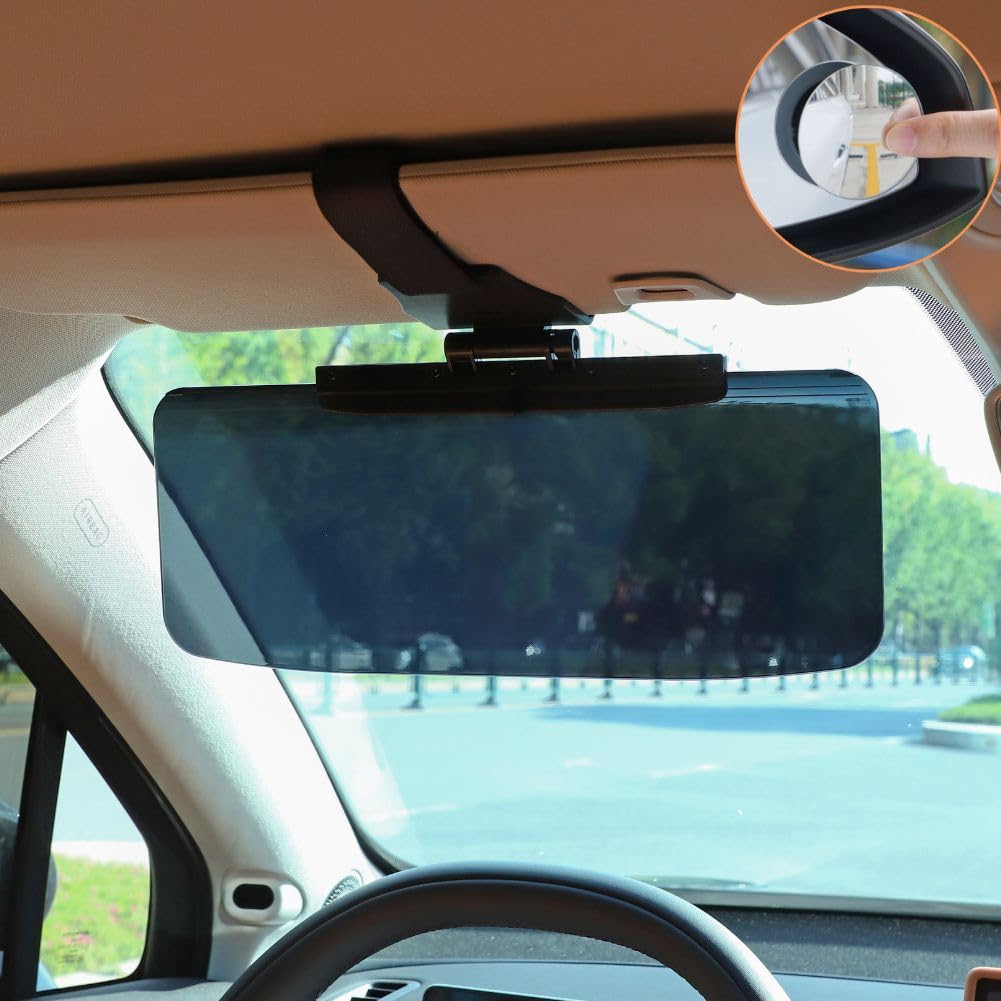 PALTIA Visor for Large 3 UV Auxiliary Mirror Included 130mm Sunshade/Sun Cars, Screen, Types, Protection, (Small, Height)