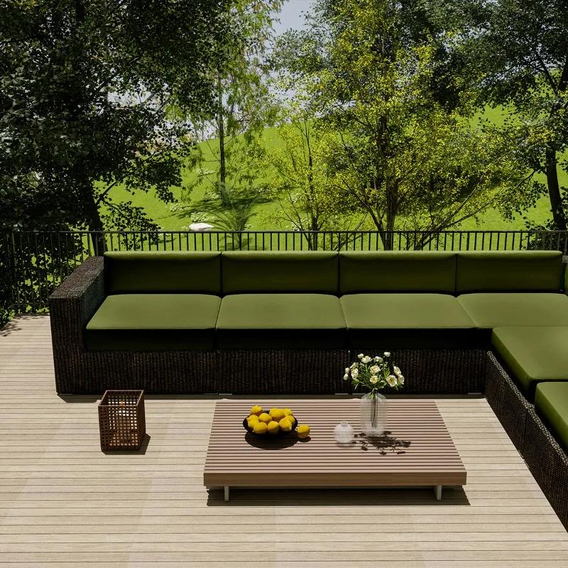 Sun-proof Anti-Dust Furniture Protector Cover Outdoor Sofa Cover Home Hotel Garden Patio Waterproof Rattan Corner Sofa Cover