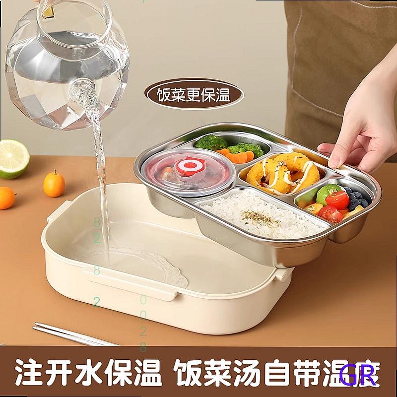 Stainless Steel Insulated Lunch Box for Kids Adults Bento Microwave Safe