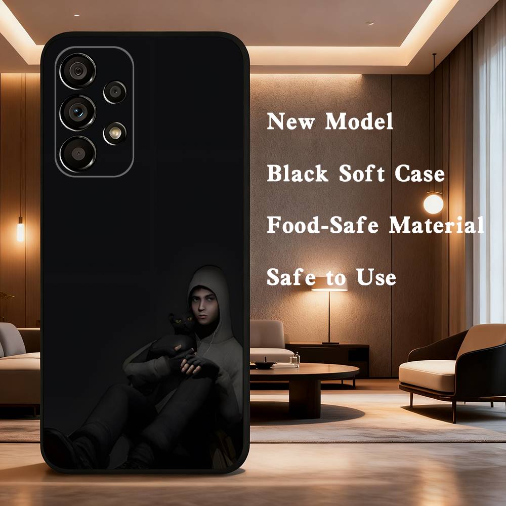 

Simon Henriksson Cry Of Fear For Samsung Galaxy A73,31,71,53,32,72,Note,22,41,8,9,52,J7,Soft Black Silicone Cover Case SamsungA52