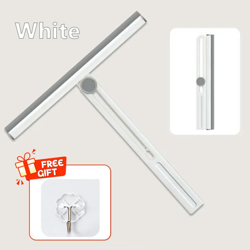 

Foldable Glass Clean Scraper Kitchen Bathroom Floor Window Washing Wiper Household 180 Degree Rotatable Mirror Cleaning Scraper