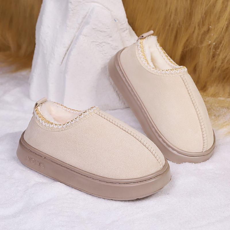 

Новый стиль модной хлопковой обуви, теплые тапочки для дома и улицы Fits 43-44 белый