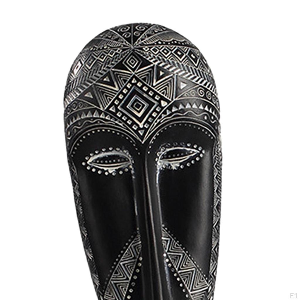 Afrikansk Skulptur Bordsdekoration Handskulpterad Samlarobjekt Retro Abstrakt Konst Staty Skrivbord