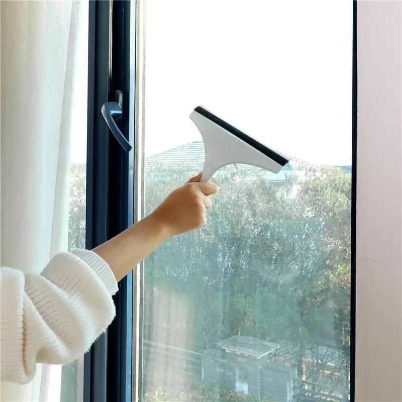 Window Glass Cleaning Brush Wiper Windscreen Glasss Wiper Magnetic Cleaner Glasss Wiper Scraper Washing Cleaning Tools