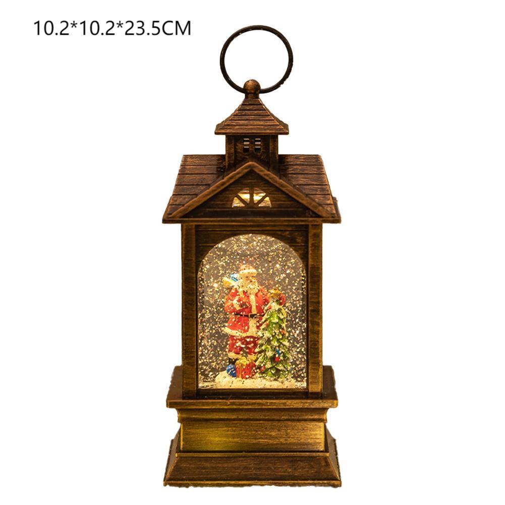 Candle Lamp Christmas Music Box Vintage Christmas Box