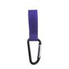 Metal Carabiner Stroller Hook with Nylon Velcro for Mummy Bags