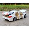 1/32 Toyota CROWN Alloy Car Model Diecasts & Toy Vehicles Metal Toy Car Model Simulation Sound Light Collection Gift