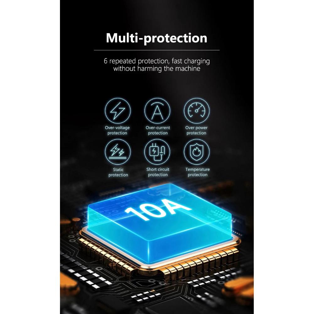 USB Type C Cable 120W 10A Fast Charging Wire Mobile Phone USB For Huawei P30 Xiaomi Realme Samsung Poco X6 USB C Data Cable Cord