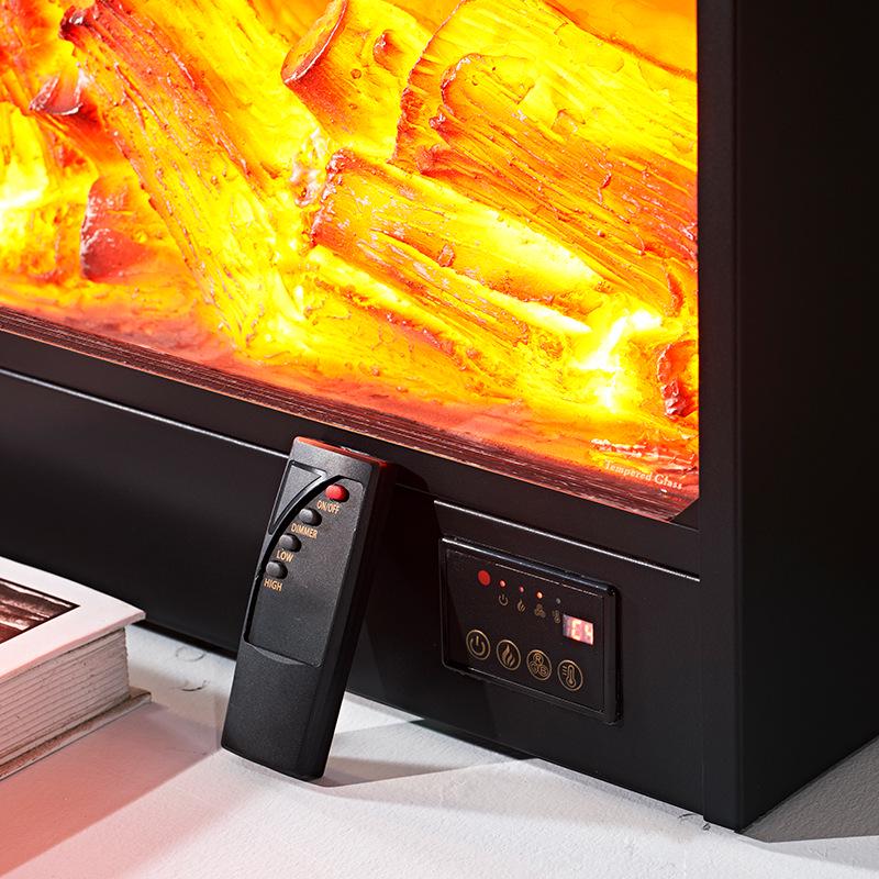 European Electric Embedded Fireplace: Energy-Saving Simulation Flame Heater for Home Décor
