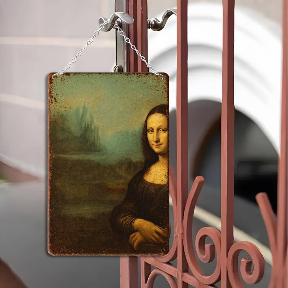 Vintage Metal Sign, 12x8 Inch Rustic Wall Decor.