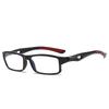 9pcs Fashion Reading Glasses Men's Women's Anti-blue Light Sports Square Reading Glasses Ultra Light and Comfortable Glasses