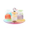 135ml Champagne Flutes Clear High Feet Wine Glass INS Style Gradient Color Goblet  Gift