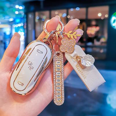 New TPU Car Remote Key Case Cover Protect Shell Bag For Tesla Model 3 Model X Model S Model Y Protector Accessories