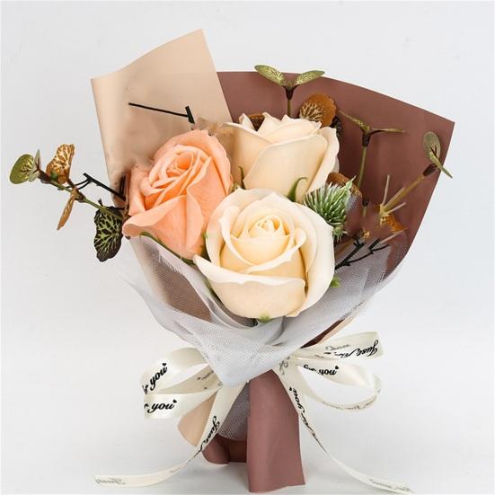 Seifen-Rosenblume, zarte, unverwelkte Seife, lebendige, langlebige Simulationsblumen