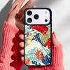 Cartoon Cute Stylish Waves Phone Case for iPhone 17 16 15 14 13 Pro Max Back Cover for 12 11 Pro Coque