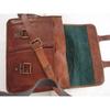 Men's Genuine Vintage Leather Laptop Messenger Computer Briefcase Bag