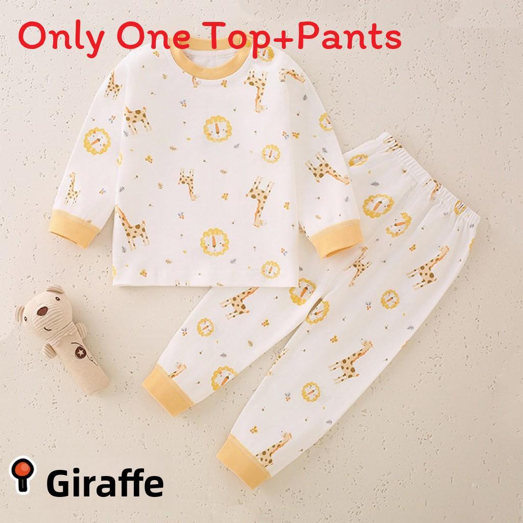 Childrens Cotton Pajama Set With Antibacterial Technology For Toddler Sleepwear