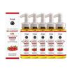 1-5x Bio-Bärentraubenöl - Reines Bio-Gesichts- & Körperöl, Aufhellende & Anti-Dunkle-Flecken-Behandlung für einen gleichmäßigen Hautton 100ML