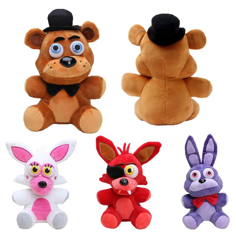 At Five Nights Freddy Soft Stuffed Toy Bear Fox Bonnie Golden Kids Toys Plush