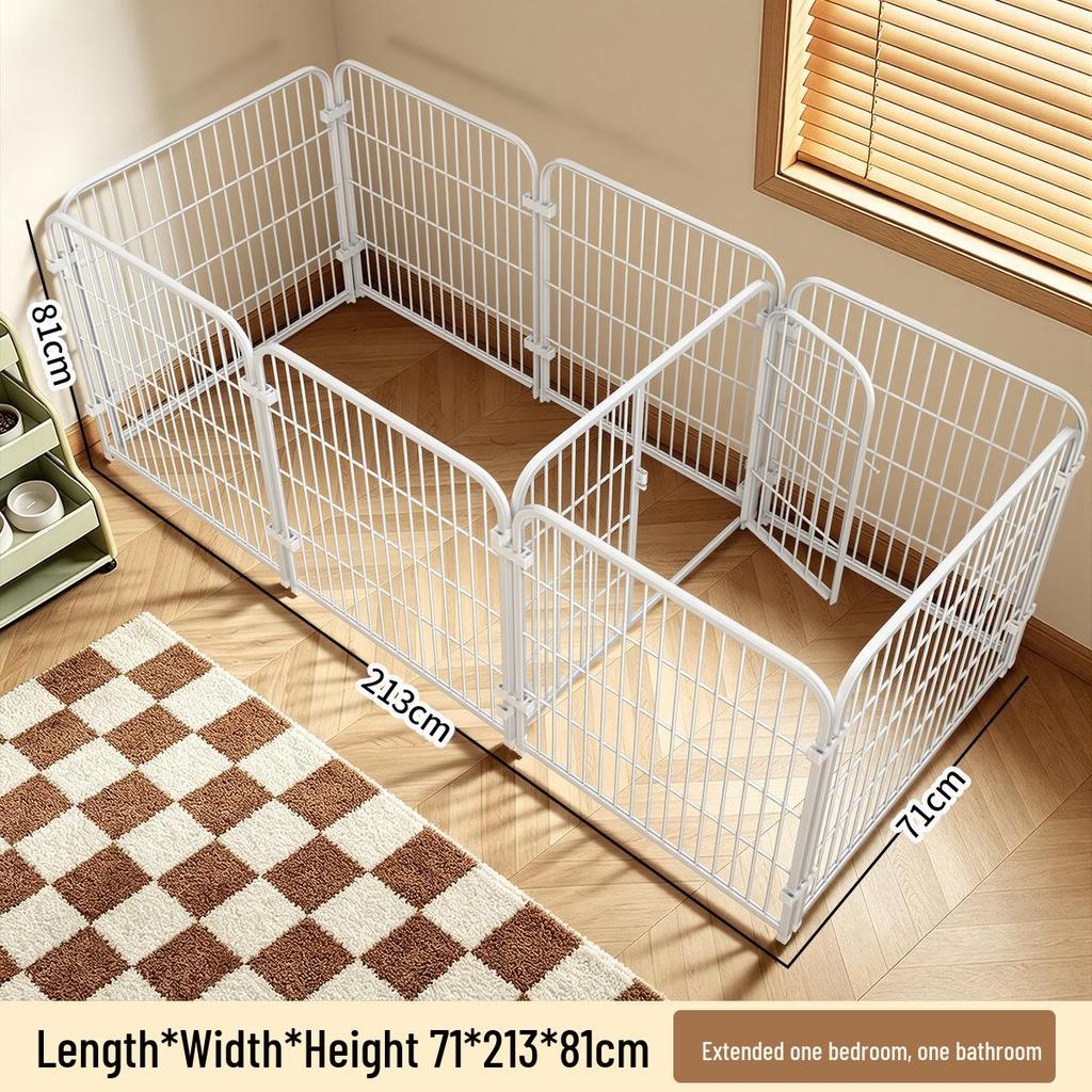 Adjustable Indoor Dog Cage and Fence for Small, Medium, and Large Dogs