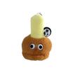 Adorable Plush Toy Keychain Hilarious Cartoon Character Creative Gift Short Plush