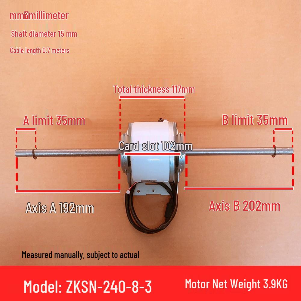 ZKSN-240-8-3: Suitable for Midea Ducted Unit, 3-Wire DC Motor, 240W