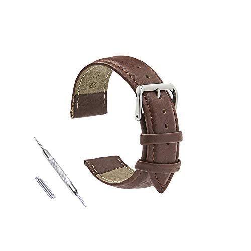 

[Mecuricy] Ремешок для часов Ремешок для часов 16 мм 18 мм 20 мм 22 мм 24 мм Замена ремешка для часов Кожаный ремешок с быстрой застежкой Бонусный инструмент для замены