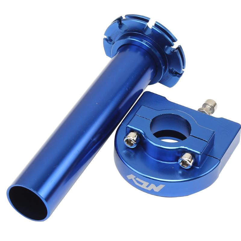 Motorcycle Aluminum Throttle Twist Grip 22mm 7/8" Throttle Knob Gas Grip With Cable For Motorcycle Pit Dirt Bike