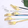 24Pcs Luxury Cutlery Stainless Steel Tableware Mirror Gold Dinnerware Set Western Knife Fork Spoon Flatware Kitchen Silverware