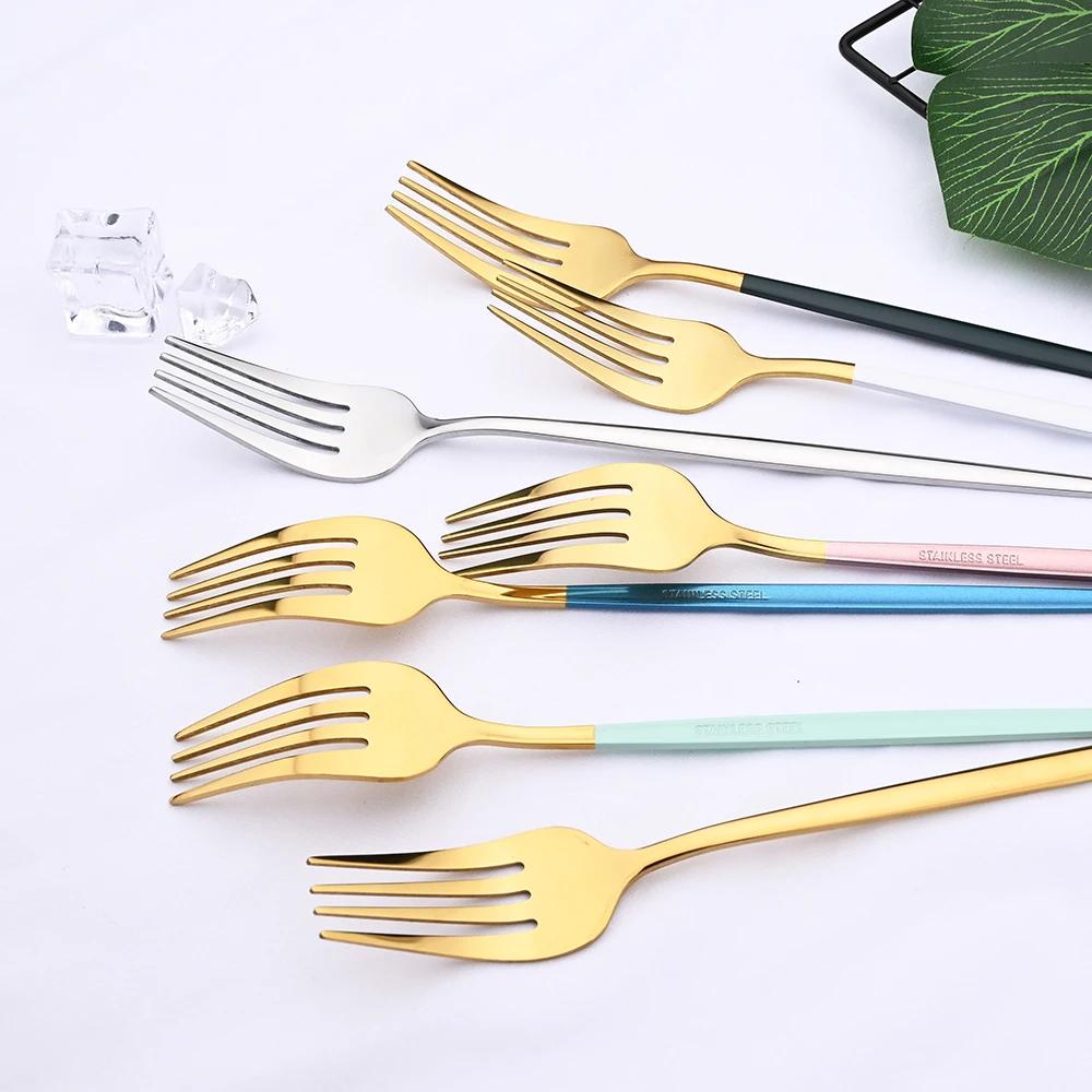 24Pcs Luxury Cutlery Stainless Steel Tableware Mirror Gold Dinnerware Set Western Knife Fork Spoon Flatware Kitchen Silverware