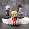 12Pcs/Set Naruto Q Verison Figure Toys Cute Anime Mini Sasuke Kakashi Itachi Gaara Jiraiya Kawaii PVC Action Figurine Model Doll
