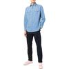 Polo Ralph Lauren Solid Color Polo Collar Long Sleeve Shirt Men Shirts Blue 710864176-001