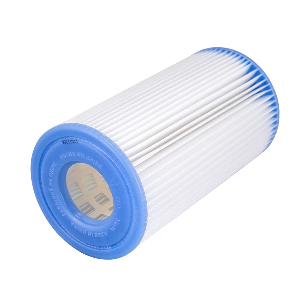 Intex Pool Pump Replacement Filter Cartridges (3-Pack) 29003 Crystal Clear Filter Pump for Pool Water Purifiers and Circulation