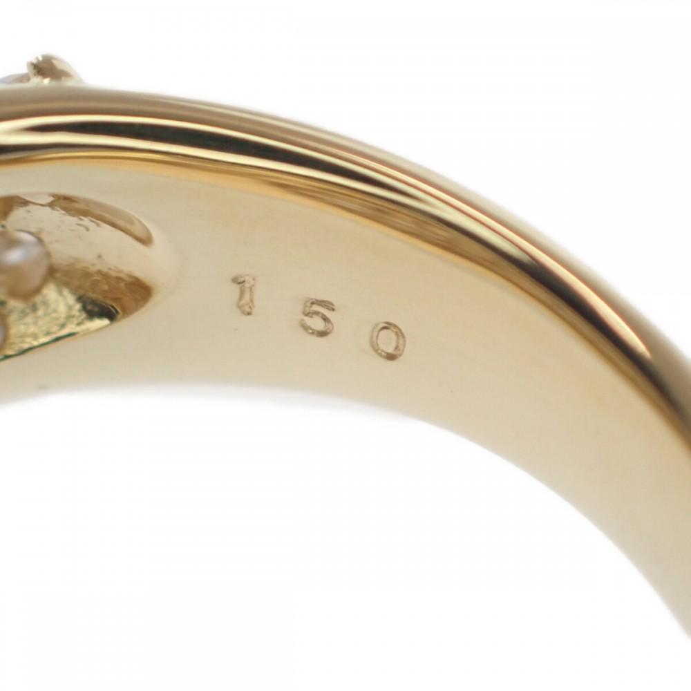 no brand  #9(JP Size) ring K18 yellow gold Women