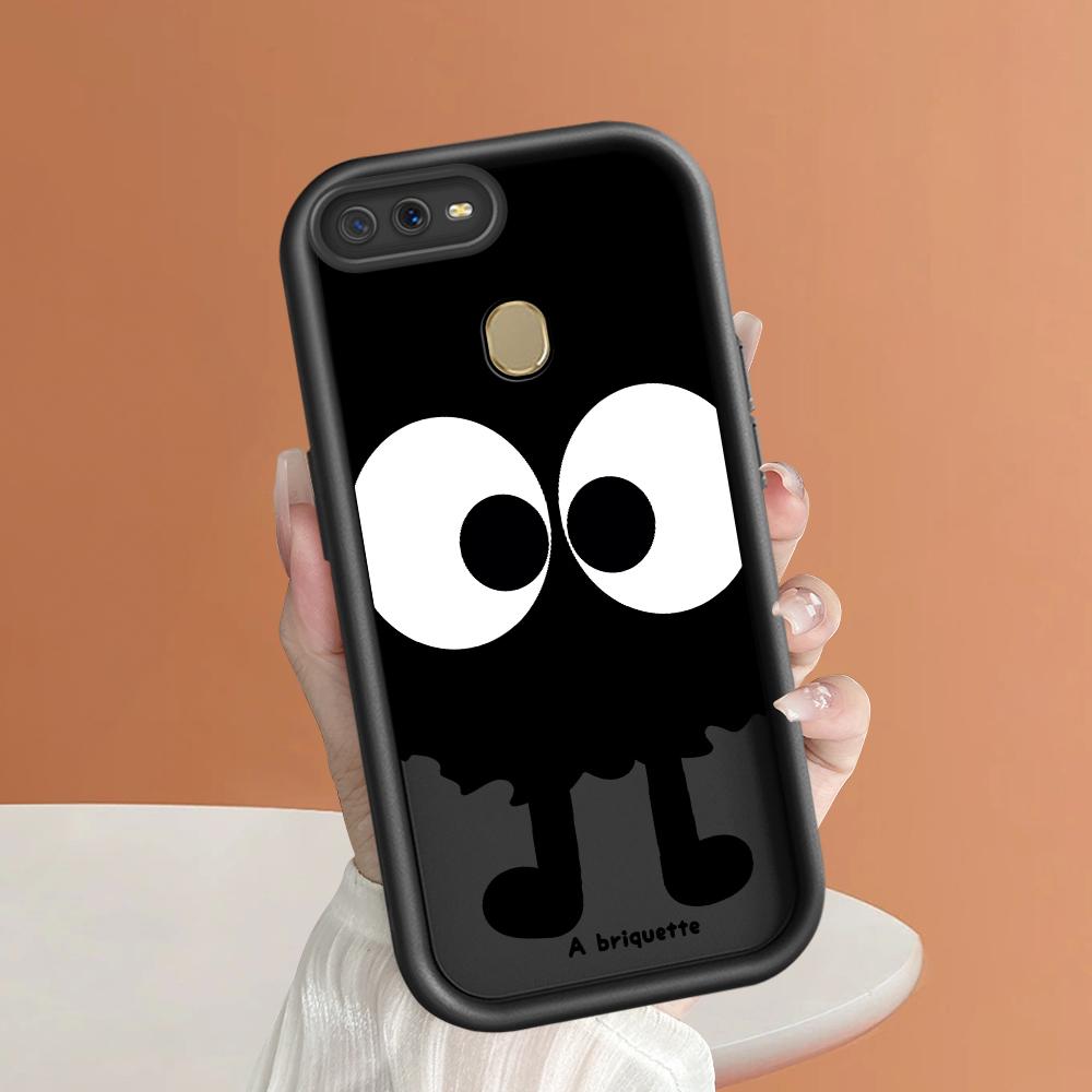 Pehme silikoonist ruudukujulised redelid koomiksimustriga täiskaanega kaamera kaitse põrutuskindel ümbris OPPO Reno Realme OnePlusi jaoks