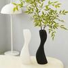 Nordic Wabi-sabi Style Glass & Ceramic Vase for Dried Flowers - Creative Home Decor Ornament