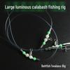 Luminous Gourd Swivel Rig Hook Set for Sea Fishing: Trolling, Shipwreck, Rod Holder Accessories for Barracuda and Seabass